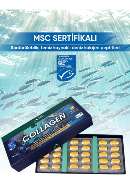 Collagen 90 Tablet Balık Kolajeni
