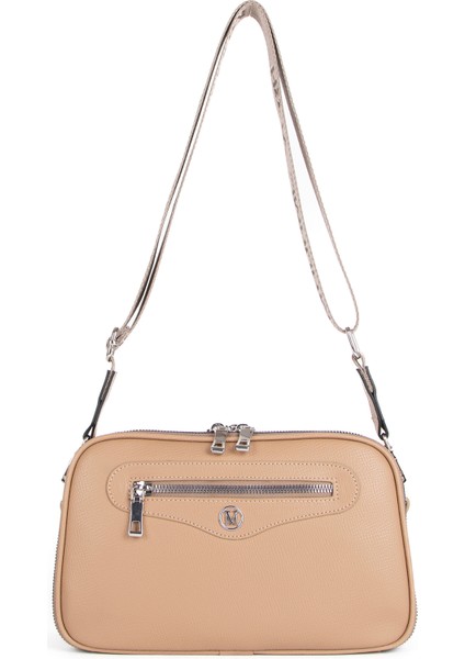 Çanta Çapraz Askılı Kadın Omuz Çantası Madame Vera MV070 Vizon fırsatları