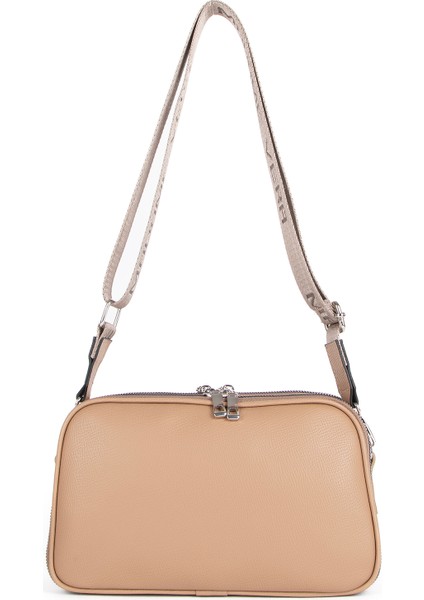 Çanta Çapraz Askılı Kadın Omuz Çantası Madame Vera MV070 Vizon indirimleri