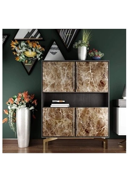 Masa Tezgah Mutfak Su Geçirmez Yapışkanlı Folyo Sticker Kahverengi 5 x 0,6m modelleri