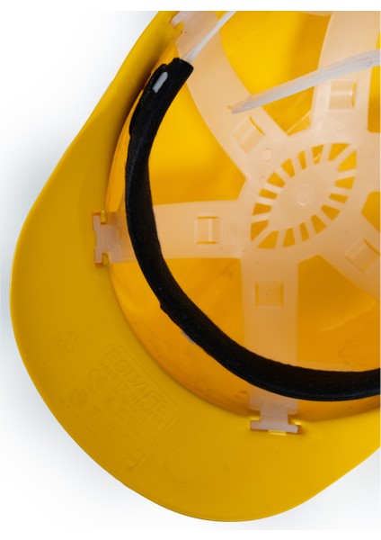 Sarı Baret Ce Belgeli Emniyet Bareti İşçi Bareti
