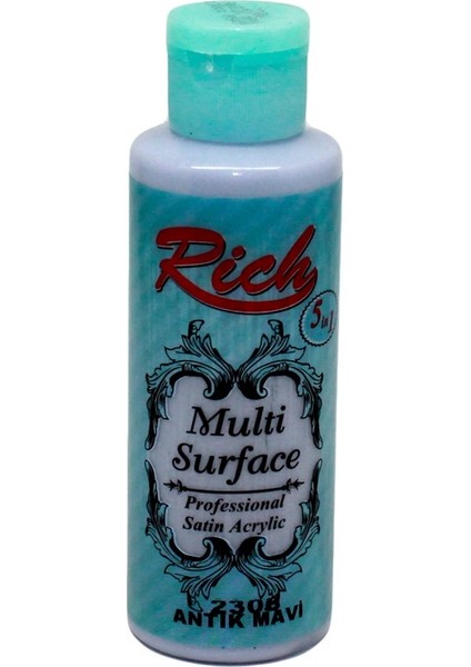 Multi Surface 120 cc Antik Mavi 2306 Akrilik Boya