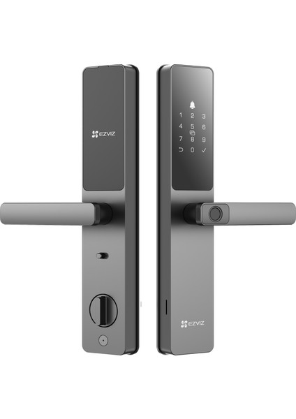 CS-DL05 Wifi Parmak ve Kart Okuyuculu Dahili Pilli Akıllı Kapı Kilidi indirimleri