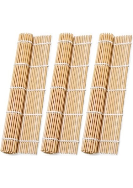 Çok Amaçlı Bambu Sushi Matı 3 Adet