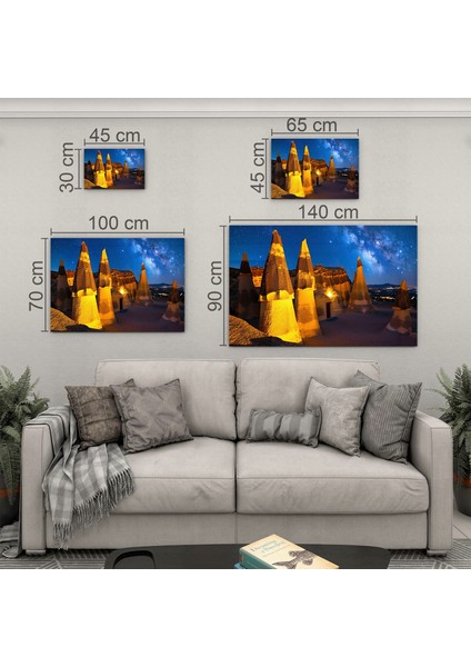 Türkiye Manzara Cam Tablo - Karışık - Yatay Motif 01-153