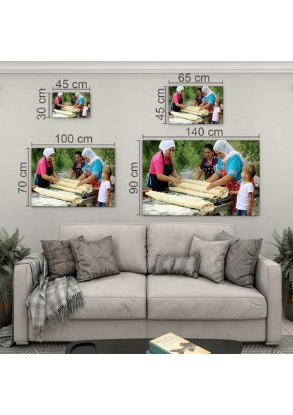 Türkiye Manzara Cam Tablo - Karışık - Yatay Motif 01-481