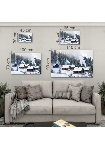 Türkiye Manzara Cam Tablo - Karışık - Yatay Motif 01-429