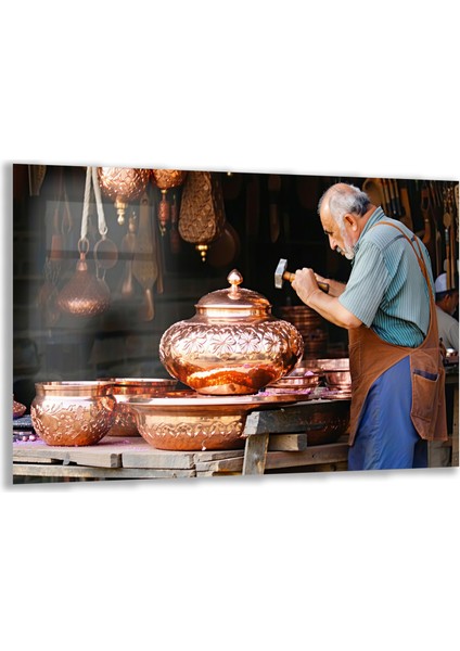 Türkiye Manzara Cam Tablo - Karışık - Yatay Motif 01-115