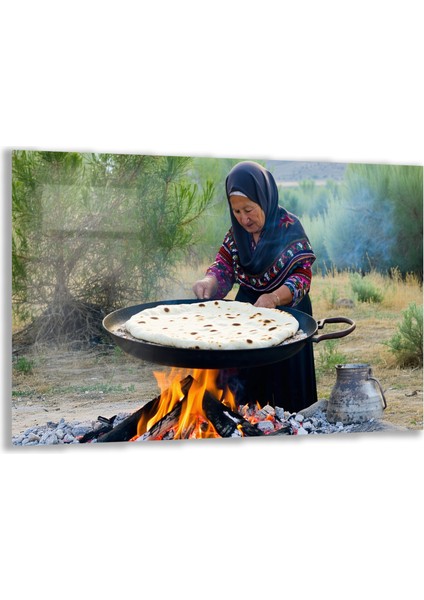 Türkiye Manzara Cam Tablo - Karışık - Yatay Motif 01-428