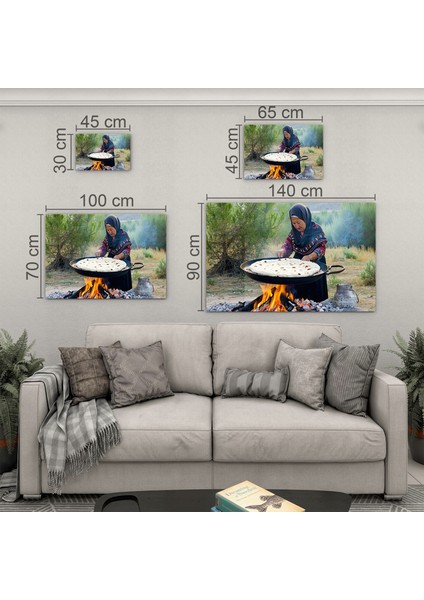 Türkiye Manzara Cam Tablo - Karışık - Yatay Motif 01-428