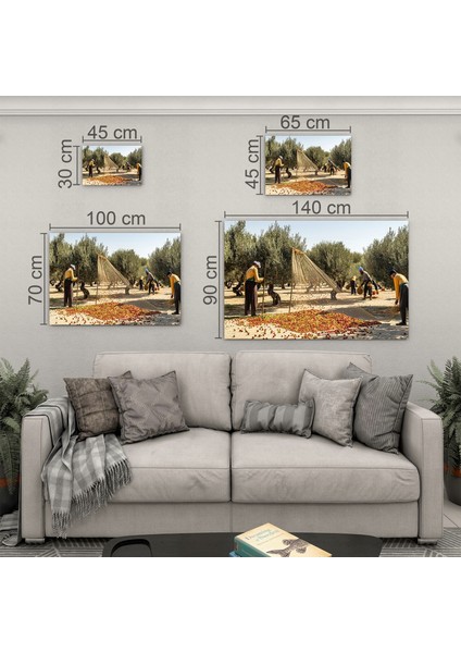 Türkiye Manzara Cam Tablo - Karışık - Yatay Motif 01-104