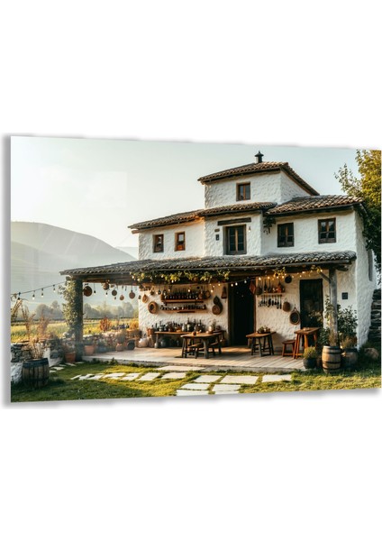 Doğa Manzaralı Cam Tablo - Anadolu - Yatay Motif 03-018