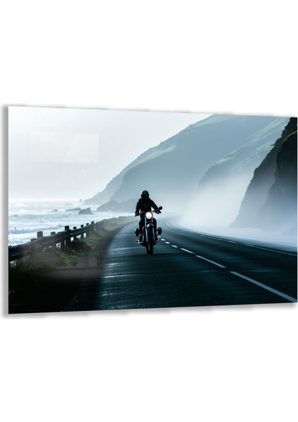 Arabalar Cam Tablo - Motosikletler - Yatay Motif 04-093