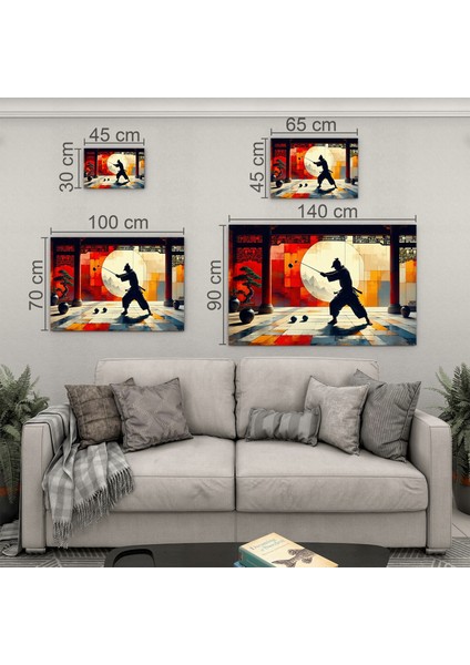 Insan Cam Tablo - Spor Yapanlar - Yatay Motif 04-032