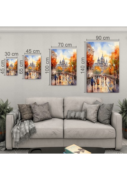 Yolculuk ve Seyahat Cam Tablo - Karışık - Dikey Motif 01-107