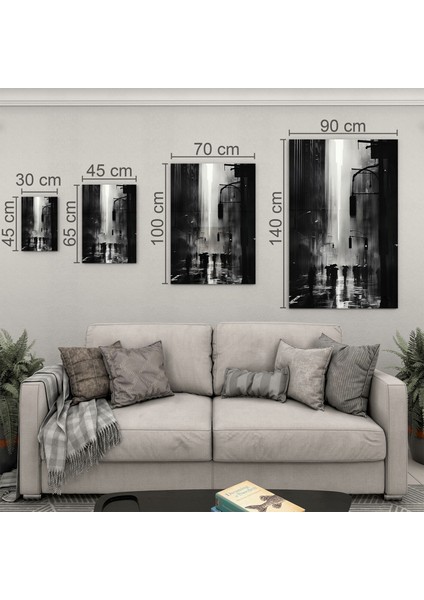 Sanatsal Cam Tablo - Sokak Fotoğrafçılığı - Dikey Motif 12-005