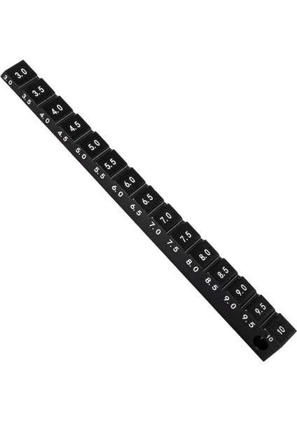 Ayarlanabilir Cetvel Rc Araba Sürüş Yüksekliğini Ayarlama 3-10MM ve Jant Kamber Aletleri Rc Araba Parçası Siyah (Yurt Dışından)
