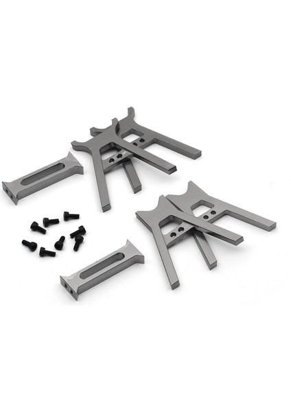 Alüminyum Alaşımlı Çalışma Standı Tamir Istasyonu Ekran Platformu Tutucu 1/18 1/24 Rc Araba TRX4M SCX24 FCX24 (Yurt Dışından)