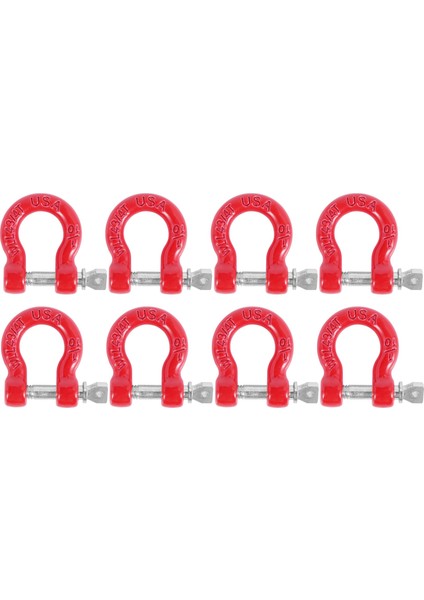 8 Adet Metal Ön Arka Tampon Römork Kancası Çekme Kelepçesi Kurtarma Kancası 1/10 Rc Kaya Paletli Araba Traxxas Trx4 Trx-4 SCX10 (Yurt Dışından)