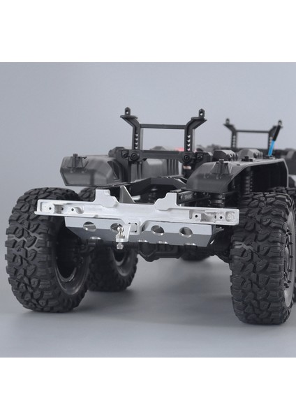 Römork Kancalı ve Mini Kuyruk Işık Montaj Delikli Metal Arka Tampon 1:10 Rc Paletli Traxxas Trx6 Trx-6 G63, Siyah (Yurt Dışından)