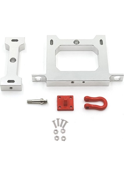 Metal Kiriş + Arka Tampon Çekme Kancası ile Yükseltme Parçaları Wpl B14 B24 B16 B36 C14 C24 1/16 Rc Araba Kamyon Aksesuarları (Yurt Dışından)