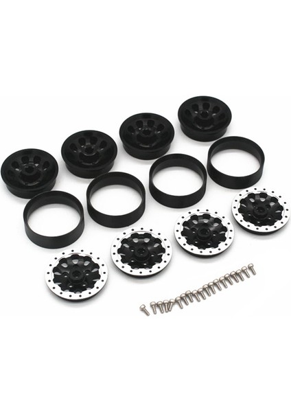4 Adet Metal Beadlock Tekerlek Göbeği Jant ve Kauçuk Lastik Wpl C14 C24 B14 B24 B36 Mn D90 MN99S Rc Araba Yükseltme Parçaları,1 (Yurt Dışından)