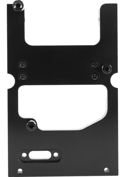 Rc Araba Metal Direksiyon Servo Depo Sabit Montaj Braketi Wpl B14 B24 C14 C24 Q65 Mn D90 D99S MN45, Siyah (Yurt Dışından)