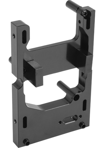 Rc Araba Metal Direksiyon Servo Depo Sabit Montaj Braketi Wpl B14 B24 C14 C24 Q65 Mn D90 D99S MN45, Siyah (Yurt Dışından)