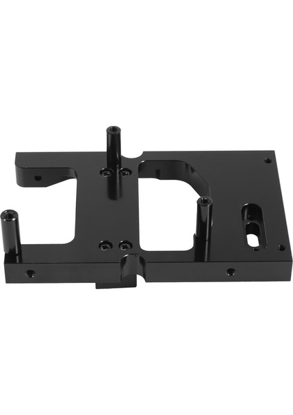 Rc Araba Metal Direksiyon Servo Depo Sabit Montaj Braketi Wpl B14 B24 C14 C24 Q65 Mn D90 D99S MN45, Siyah (Yurt Dışından)