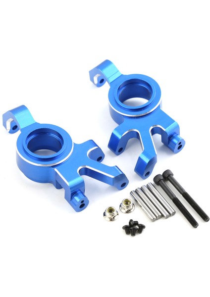 2 Adet Alüminyum Alaşımlı Ön Direksiyon Bloğu 1/5 Traxxas X-Maxx Xmaxx 6s 8s Rc Canavar Kamyon Yükseltme Parçaları, Mavi (Yurt Dışından)