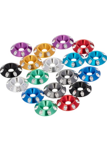 Metal Kuyruk Kanat M3 Havşa Vidalar Yıkayıcılar 1/10 Ölçekli Off Road Buggy Canavar Kamyon Rc Dift Arabalar, 2 (Yurt Dışından)