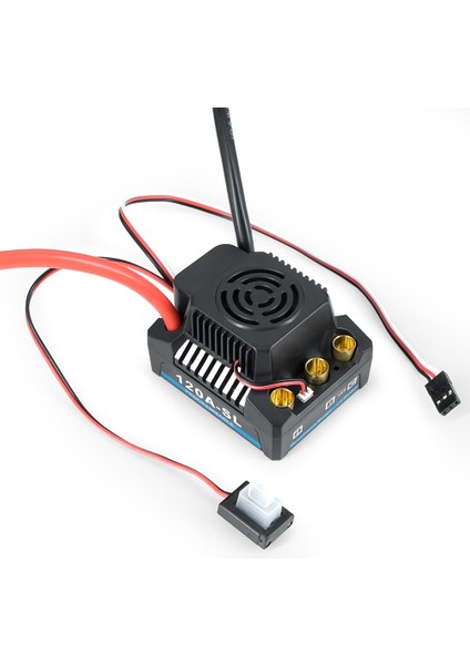 Su Geçirmez 2-4s Fırçasız Esc ile 5.8V-6.1V/3A Bec Için 1/8 1/10 1/12 Rc Model Araba Kamyon Buggy Tekne, 150A (Yurt Dışından)