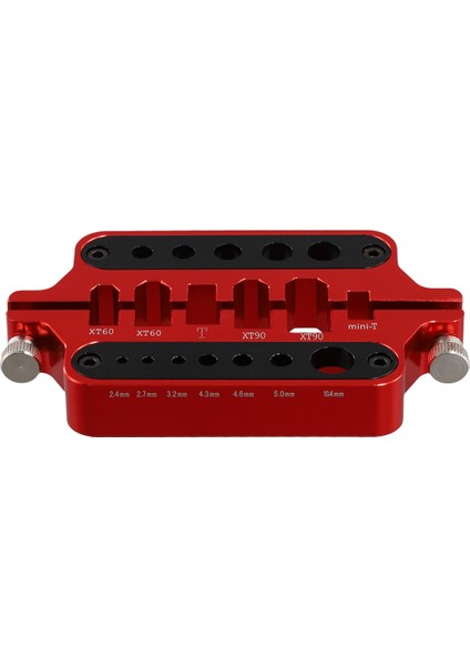 Termal Koruyucu Alüminyum Kaynak Lehimleme Yalıtım Istasyonu Jig 3.5mm XT60 XT90 Dekanlar Muz Fiş Konnektörü Kırmızı (Yurt Dışından) modelleri