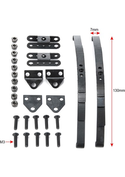 1/10 Kaya Paletli Sert Yaprak Yaylı Süspansiyon Paslanmaz Çelik Çubuk D90 RC4WD Tamiya Eksenel Kamyon (Yurt Dışından) modelleri