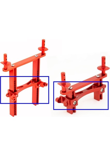 Metal Araba Kabuk Ayağı Sabitleme Braketi Gövde Sonrası Montaj Ön ve Arka Traxxas Trx4 Defender Rc Paletli Yükseltme Parçaları (Yurt Dışından)