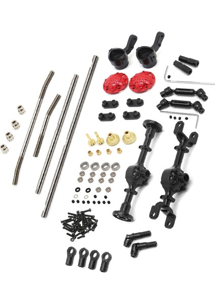 Rc Paletli Tekerlek Aks Kiti, Wpl W170 Rc Araba Için Metal Ön Orta Arka Aks Çelik Dişli Tahrik Mili Rc Araba Yükseltme Parçaları (Yurt Dışından)