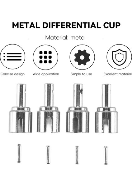 4 Adet Metal Diferansiyel Fincan Hbx 16889 16889A 16890 16890A Sg 1601 Sg 1602 SG1601 Rc Araba Parçaları Aksesuarları (Yurt Dışından) fırsatları