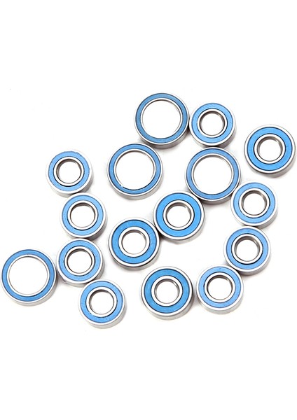 16 Adet Kauçuk Contalı Bilyalı Rulman Kiti Tamiya TT02 Tt-02 TT02D TT-02D 1/10 Rc Araba Yükseltme Parçaları Aksesuarları (Yurt Dışından)