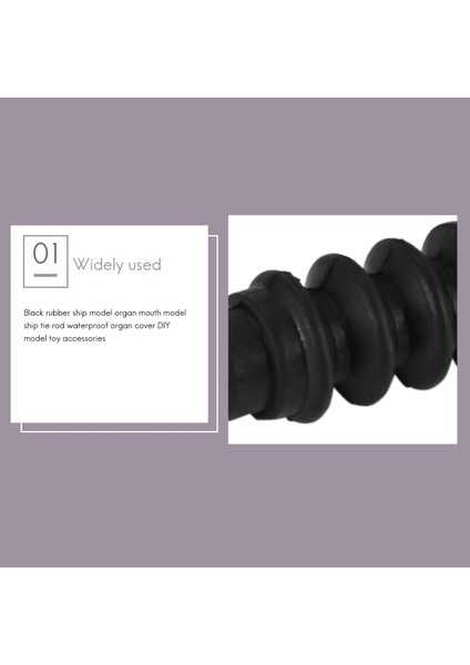 3 x Itmeli, Su Geçirmez, Lastik Contalı, Rc Tekne Için Körüklü Model 37 mm (Yurt Dışından)