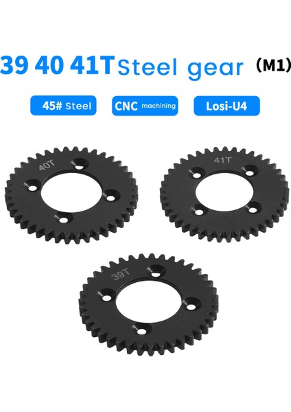 Losi Için 1/10 Lasernut Mukavemeti Ultra 4 Rock Tacer 39T Şanzımanın Içinde Sertleştirilmiş Çelik Ana Dişli (Yurt Dışından)