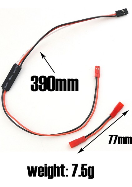 Rc Araba Vinç 3ch Uzaktan Kumanda Kablosu Adaptör Fişi ile 1/10 Rc Paletli Eksenel SCX10 Traxxas Trx4 Tamiya (Yurt Dışından)