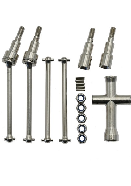 Metal Ön ve Arkadan Çekişli Motosiklet Mili Cvd Scy 16101 16102 16103 16201 Pro 1/16 Fırçasız Rc Araba Yükseltme Parçaları (Yurt Dışından)