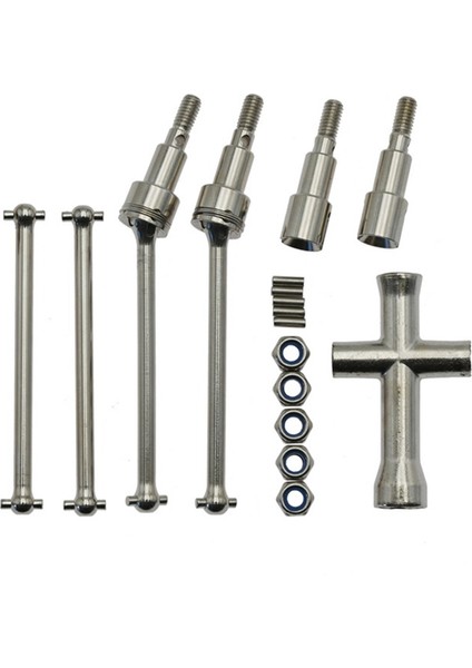 Metal Ön ve Arkadan Çekişli Motosiklet Mili Cvd Scy 16101 16102 16103 16201 Pro 1/16 Fırçasız Rc Araba Yükseltme Parçaları (Yurt Dışından)