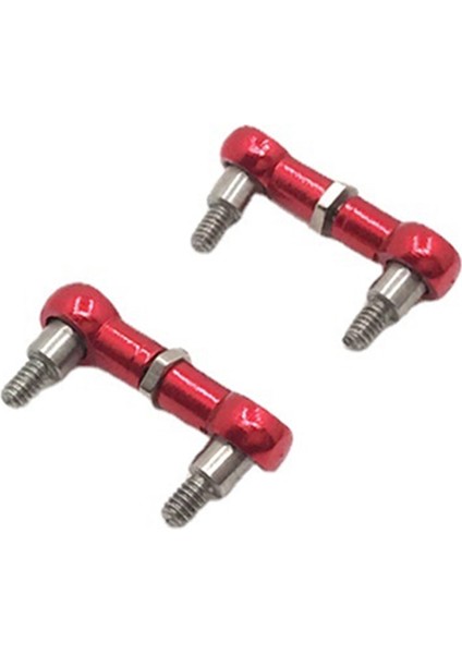 Metal Arka Küresel Mafsal Çubuk Bağlantı Çubuğu Wltoys K969 K979 K989 K999 P929 P939 1/28 Rc Araba Yükseltme Parçaları Aksesuarları, Kırmızı (Yurt Dışından)