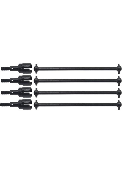 4 Adet Çelik Dogbone Tahrik Mili ve Tekerlek Aksı Değiştirme 08029 02033 Hsp 94111 94108 94170 1/10 Rc Araba Parçaları, Siyah (Yurt Dışından)