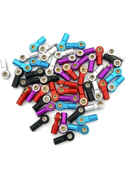 20 Adet Metal M3 Rot Ucu Küresel Mafsal Bağlantı Topu Kafa 1/10 Rc Araba Paletli Eksenel SCX10 Traxxas Trx4 D90 Tamiya CC01,3 (Yurt Dışından)