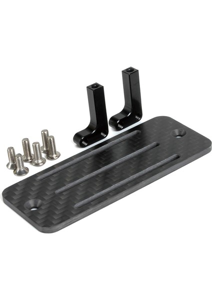 Karbon Fiber Pil Tepsisi Esc Alıcı Montajı Eksenel SCX10 Capra 1/10 Rc Araba Lcg Şasi Alt Ağırlık Merkezi Rayları (Yurt Dışından)