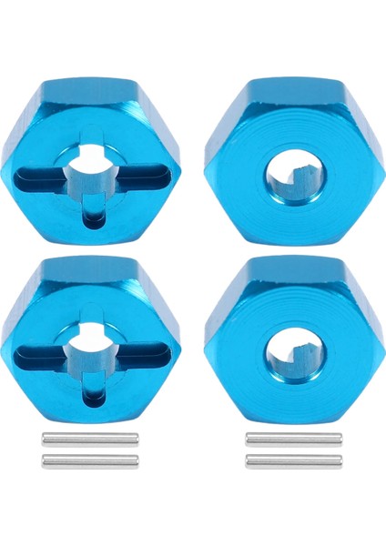 4 Adet Altıgen Birleştirici Jant Altıgen 7mm Yükseltme 12MM Metal Adaptörü 1/18 Wltoys A949 A959 A969 A979 K929 1/10 Lastikler (Yurt Dışından)