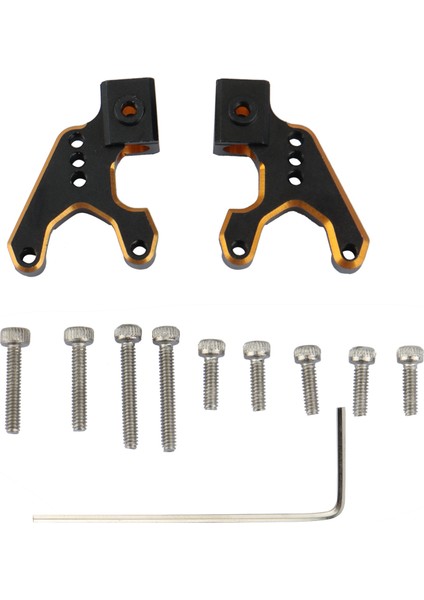Metal Arka Şok Kulesi Amortisör Dağı 1/24 Rc Paletli Araba Eksenel SCX24 90081 AXI00001 Yükseltme Parçaları (Yurt Dışından)