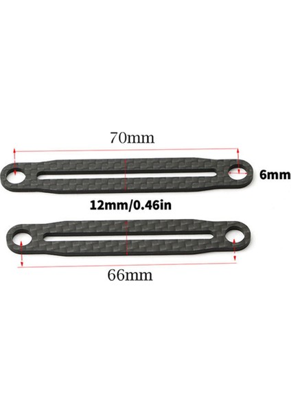 Karbon Fiber Ön Arka Gövde Montaj Sonrası Tamıya TT02 XV02 XV01 1/10 Rc Araba Yükseltme Parçaları Aksesuarları (Yurt Dışından)
